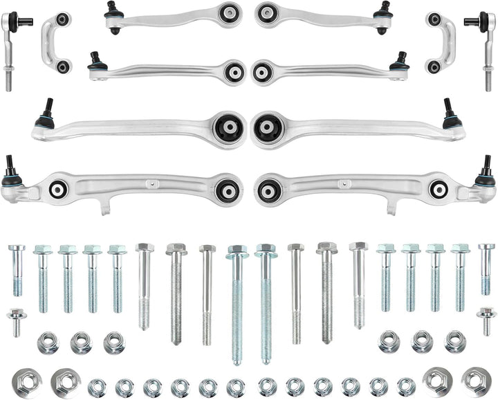 DOCAS 12 Stück Reparatursatz, Querlenkersatz 8F0498998 4F0498998S1 4F0498998 für A6 4F C6 2004-2011