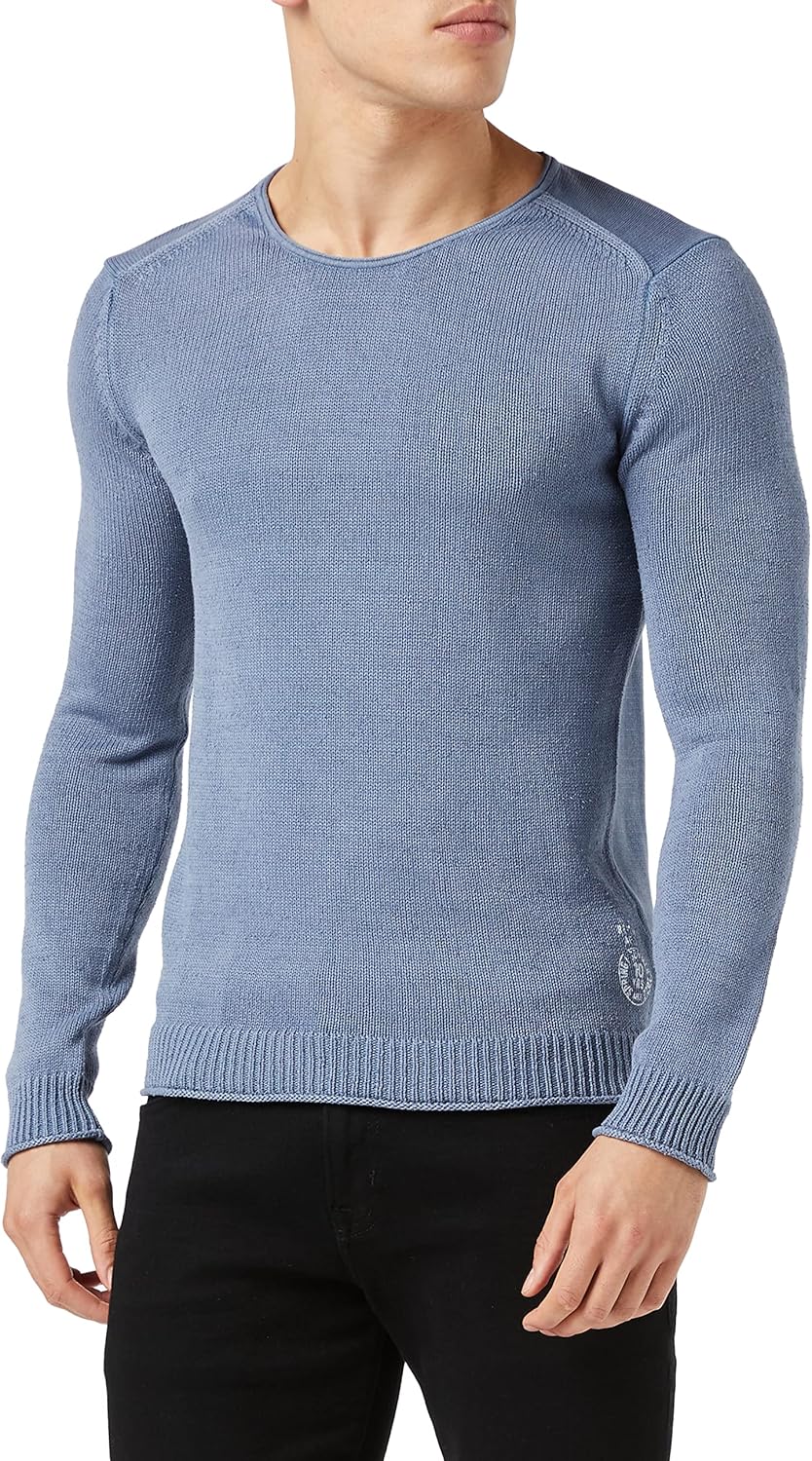 Replay Herren Pullover, 976 Light Indigo