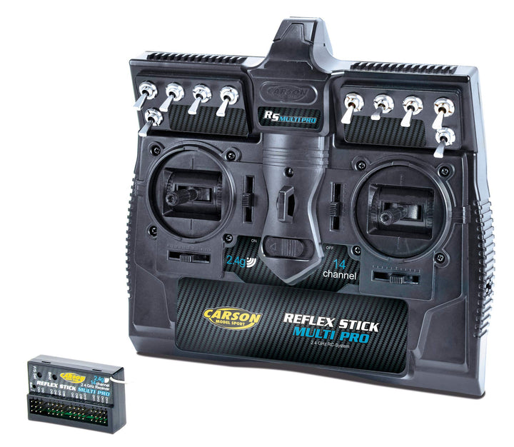 Carson 500501003 Modellsport Reflex Stick Multi PRO Hand-Fernsteuerung 2,4GHz Anzahl Kanaele: 14 ink