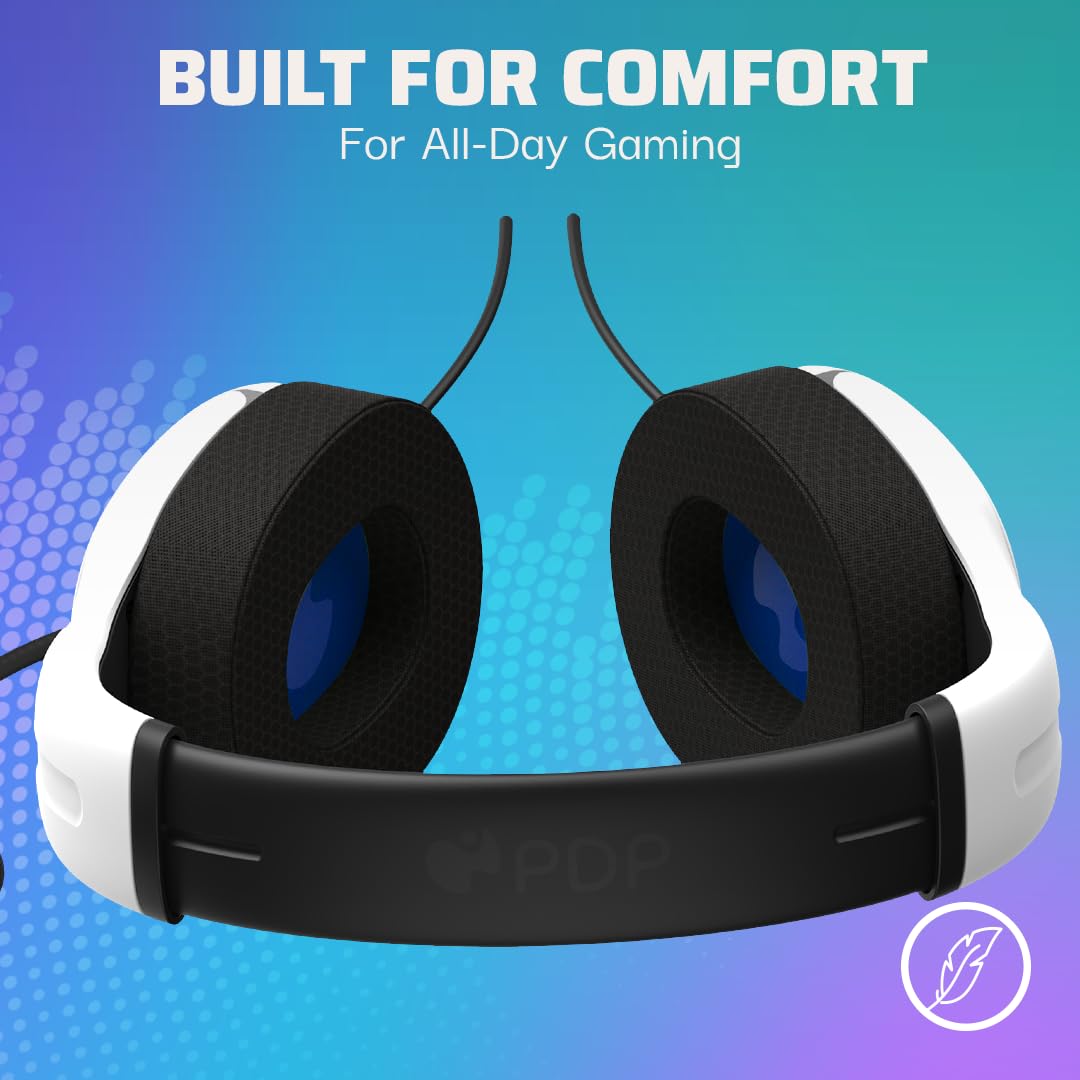 PDP Gaming LVL40 Stereo Kopfhörer mit Mic für PlayStation, PS4, PS5 - PC, iPad, Mac, Laptop Compatib