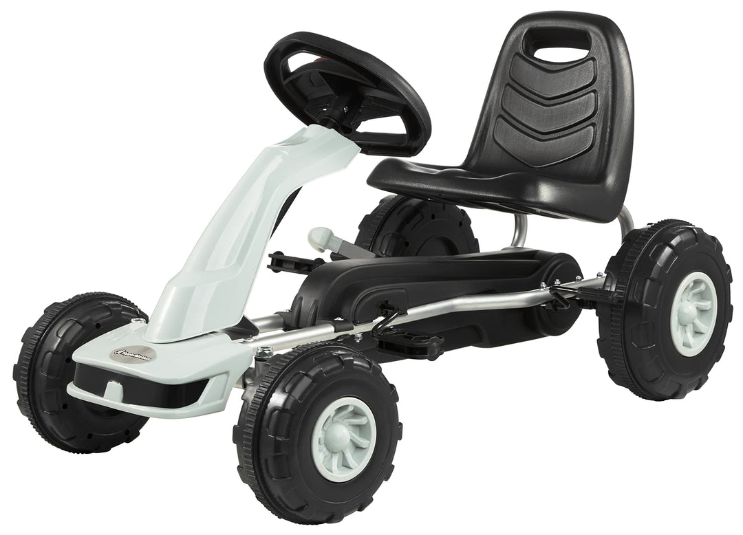 HyperMotion Go-Kart für Kinder ab 3 Jahren, Tretauto Jungen und Mädchen, Fahren: Vorne und Hinten, D
