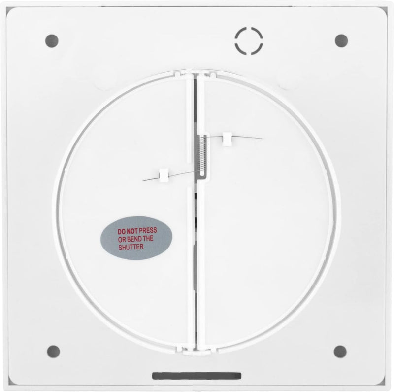Turbionaire RING 100 SW Badlüfter Fan, Doppelte Ansaugung und Vorderseite, 100 mm, Weiss, Nichtrückk