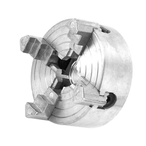 drechsel spannfutter + 4 Backenfutter Z011A, 4-Backenfutter aus Zinklegierung für Mini-Metalldrehmas