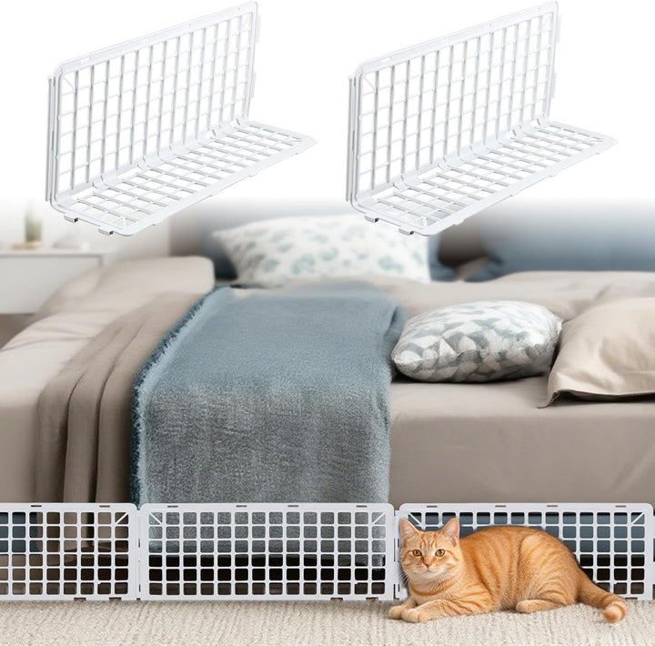 Generisch Unter Couch Blocker, 12 Teile robuster Katzenstopper und Spielzeugschutz für zu Hause, ver