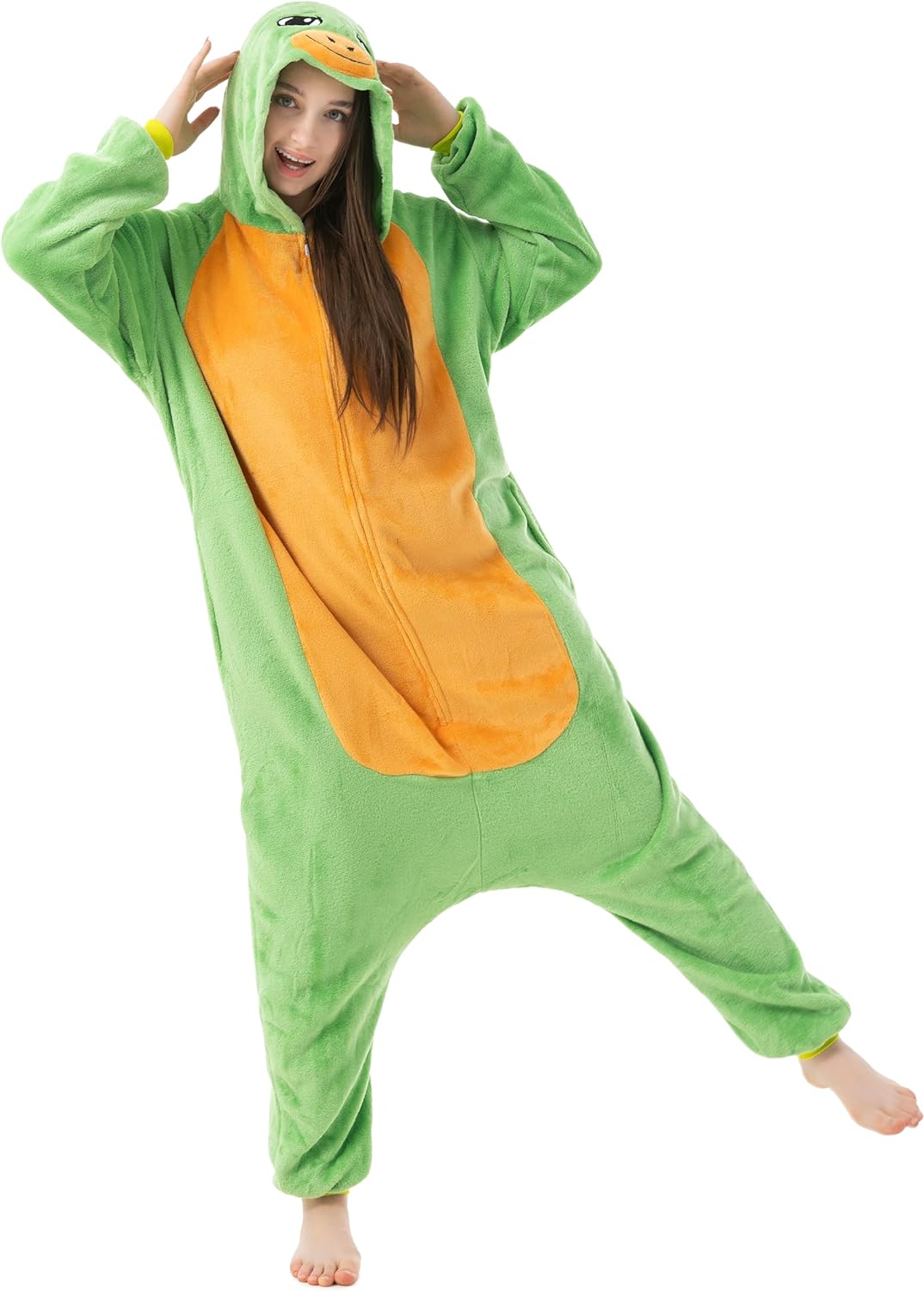 Katara 1744 (30+ Designs) Schildkröten-Kostüm, Unisex Onesie/ Pyjama-Qualität für Erwachsene & Teena