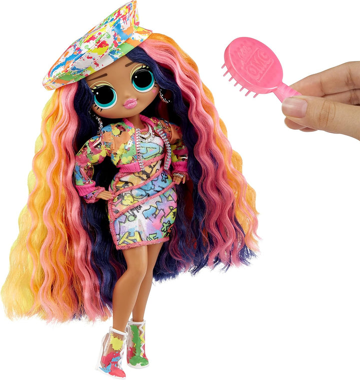L.O.L. Surprise! 581857EUC LOL OMG Sketches mit 20 Überraschungen-Modepuppe, Outfits, Accessoires un
