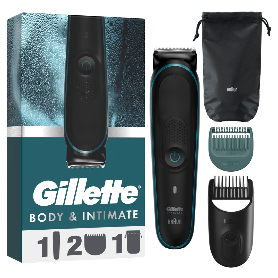 Gillette Body und Intimate Trimmer Herren i5 für Körper und Intimbereich, SkinFirst Intimrasierer Ma