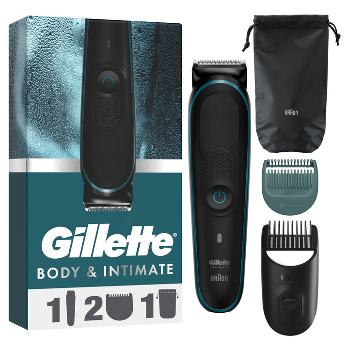Gillette Body und Intimate Trimmer Herren i5 für Körper und Intimbereich, SkinFirst Intimrasierer Ma