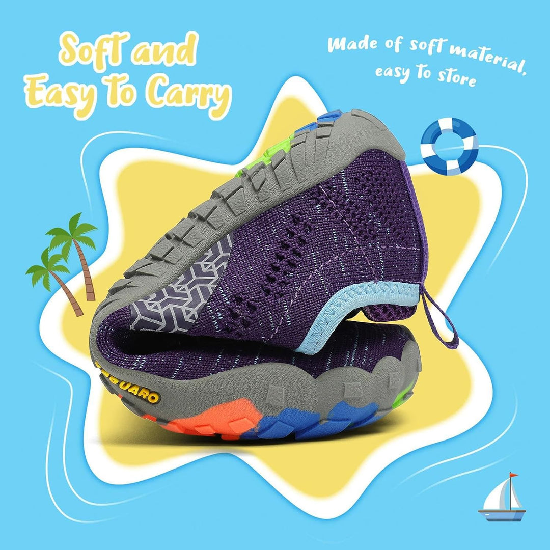 Saguaro Trailschuhe für Kinder, Mädchen, Sportschuhe, atmungsaktiv, rutschfest 26 EU Violett, 26 EU