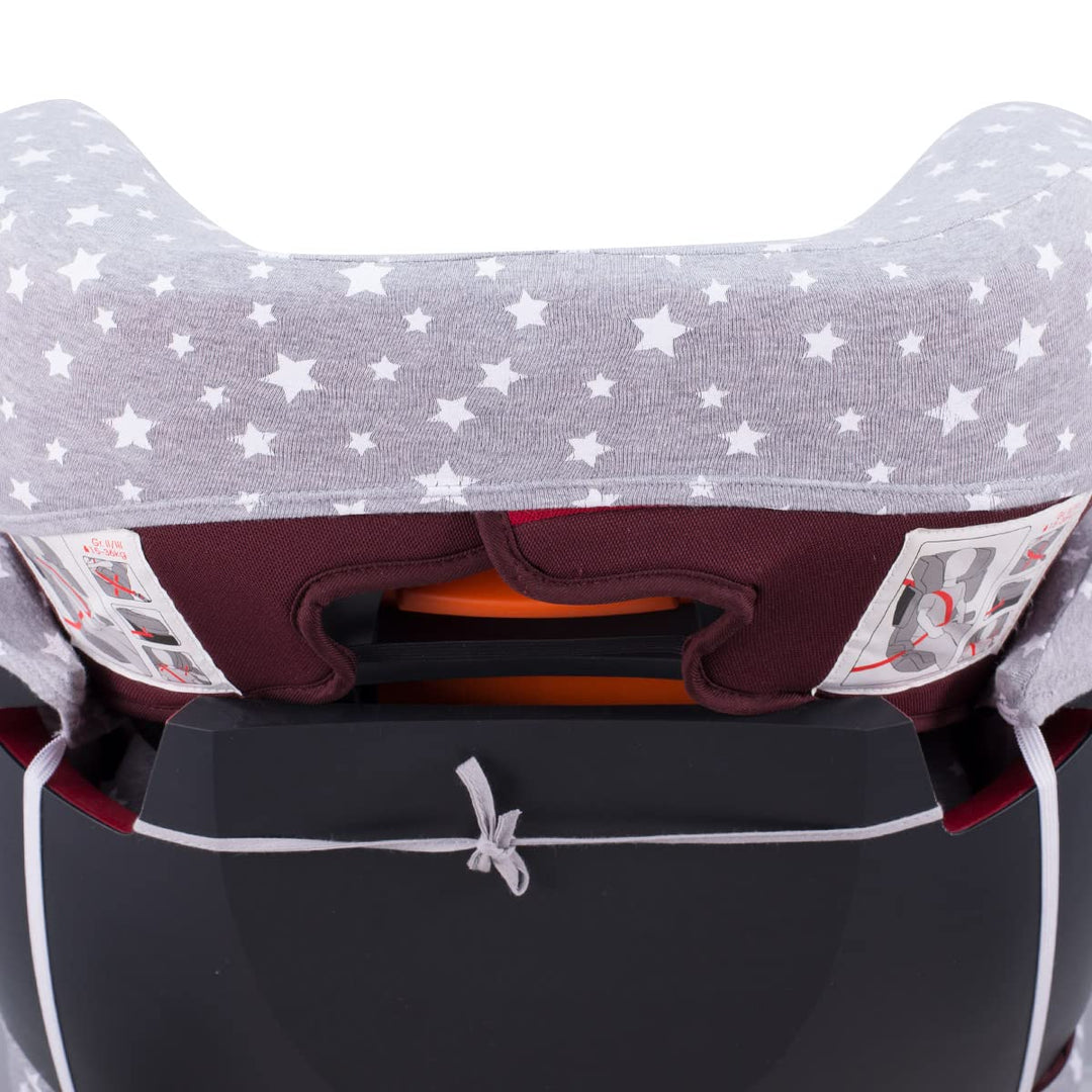 JYOKO Kids Bezug für Autositz Kompatibel mit Cybex Solution Fix (White Star), White Star