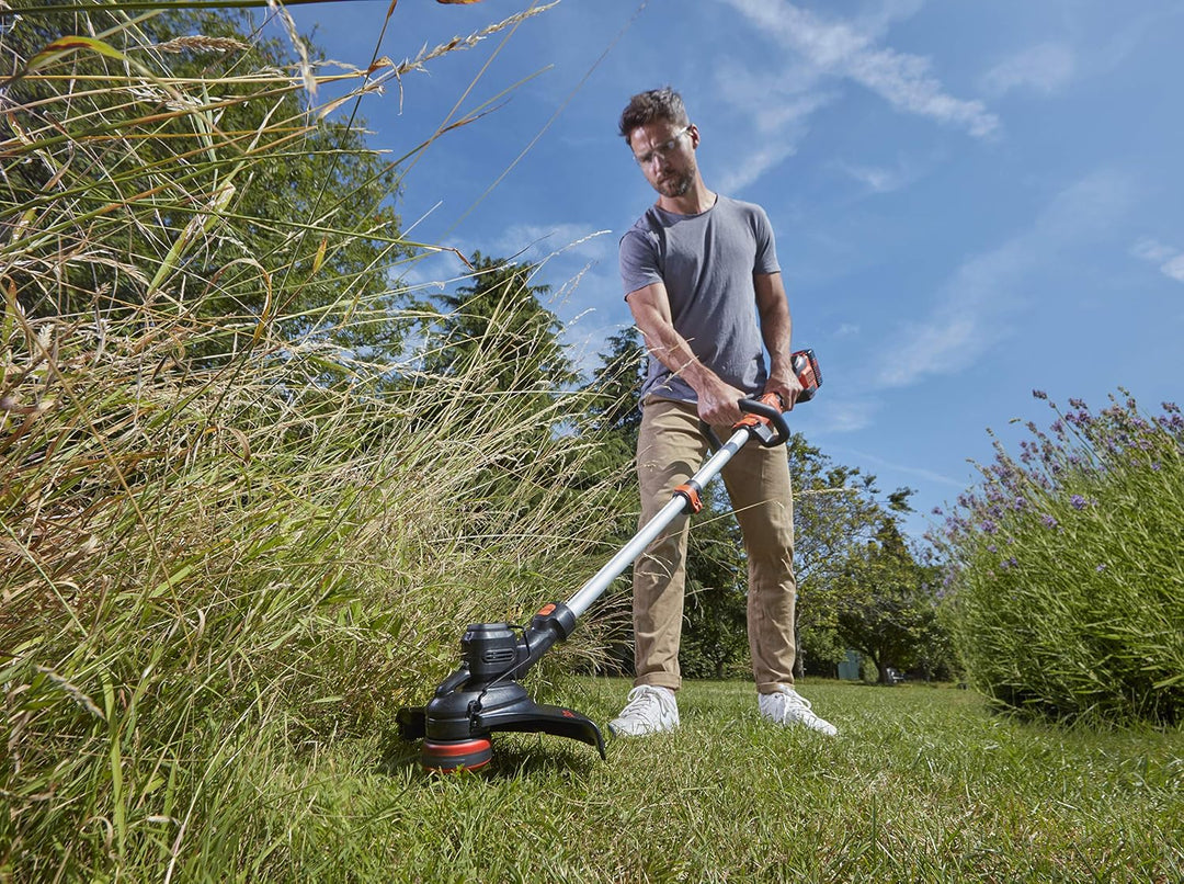Akku-Rasentrimmer (36V 2,5Ah, Schnittbreite 33 cm, kohlebürstenloser Motor, Powercommand Easyfeed Fa
