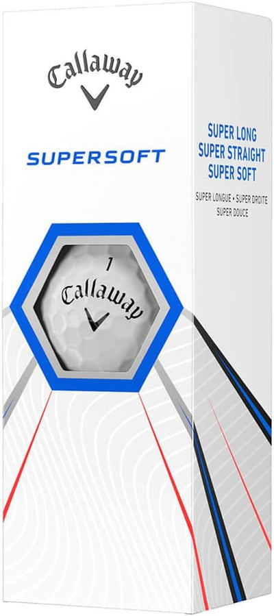 Callaway Supersoft Golf Balls 12B PK Supersoft Matte bianca, Supersoft Matte bianca