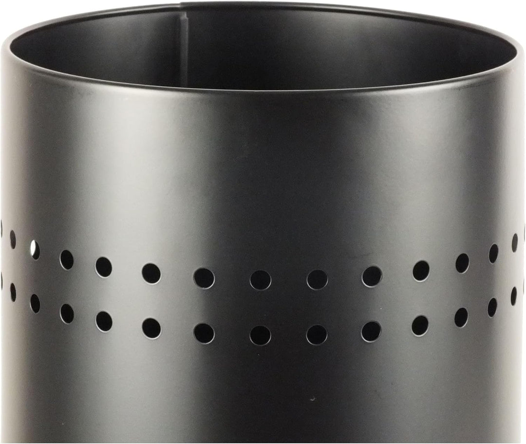 kela 421364 Schirmständer, Höhe: 50 cm, Edelstahl matt, Graphito, Schwarz, Schwarz