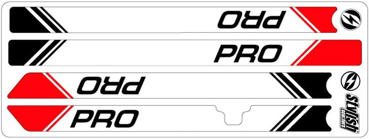 Aufkleber für Xiaomi M365, STYLISH Scooters Reflektierende Aufkleber für Elektroroller (schwarz)