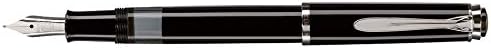 Pelikan 804080 Kolbenfüllhalter Classic M205, schwarz, Feder EF, 1 Stück Federbreite: EF, Federbreit