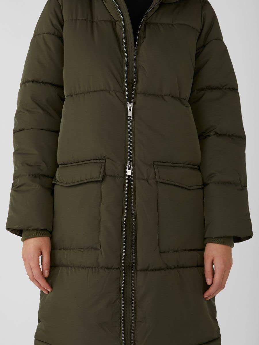 Object NOS Damen OBJZHANNA L/S Long Jacket NOOS Mantel, per Pack Grün (Forest Night Forest Night), 3