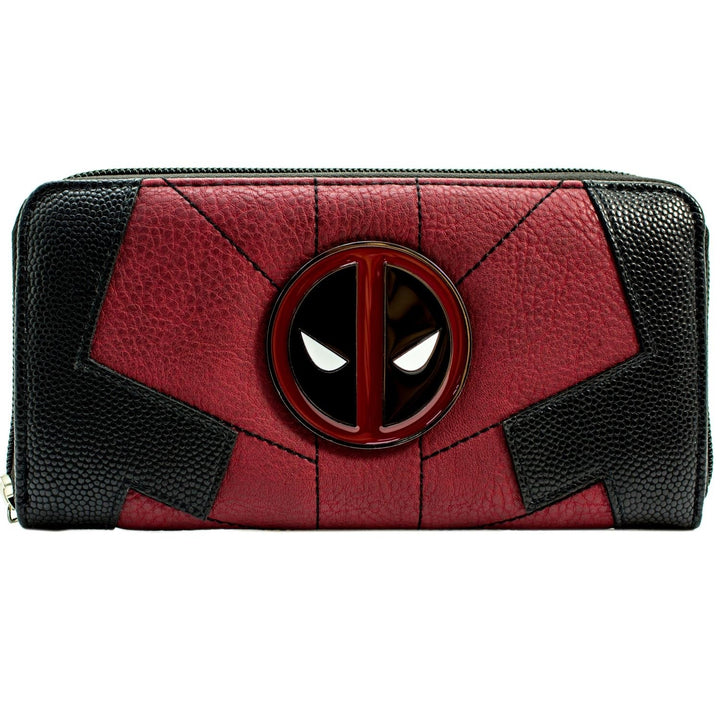 Deadpool Anti-Hero Suit Up Outfit Metall Emblem Geldbörse/Geldbeutel Portemonnaie mit Münzfach & Kar