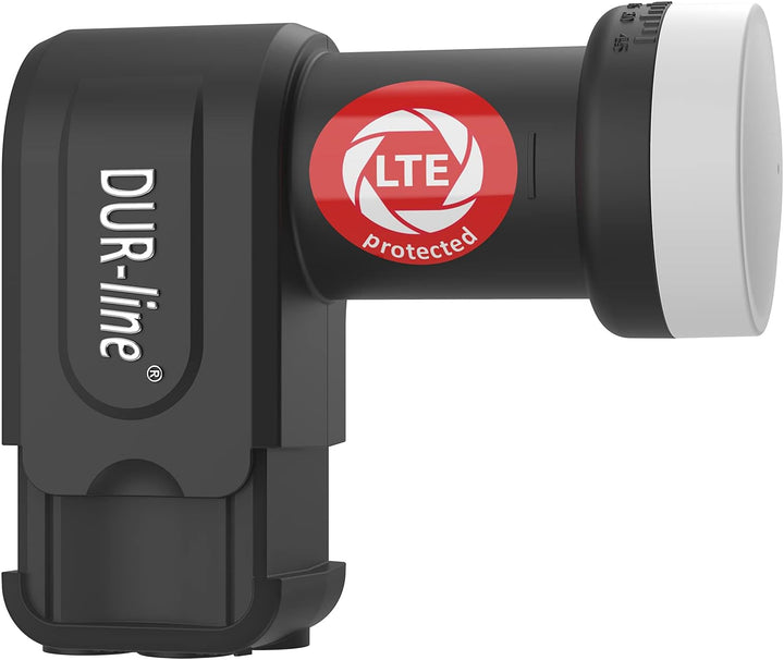 DUR-line +Ultra Quattro LNB - nur für Multischalter schwarz - mit LTE-Filter [ Test SEHR GUT *] digi