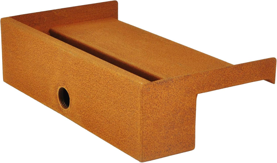 Köhko Wasserfall Alberta 90 cm aus Cortenstahl (30-90 cm) Aquafall Wasserspiel Wasserschwall 90 CM W