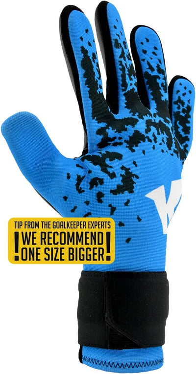 KEEPERsport Torwarthandschuhe - Varan Challenge - 3mm Grip - Fussballhandschuhe für Erwachsene und K