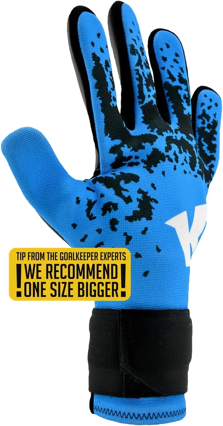 KEEPERsport Torwarthandschuhe - Varan Challenge - 3mm Grip - Fussballhandschuhe für Erwachsene und K