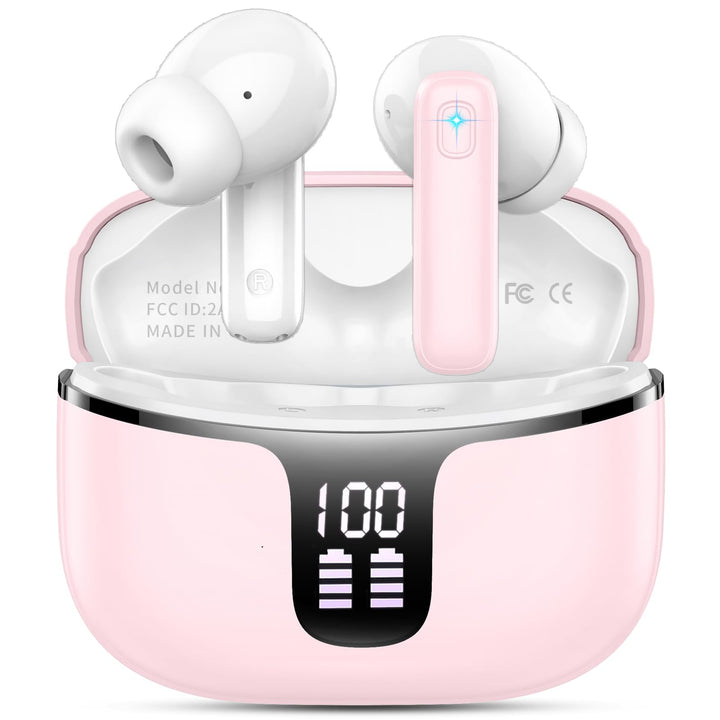 Bluetooth Kopfhörer, 2026 Stereo-Bass 3.0 Kopfhörer Kabellos Bluetooth, 4 ENC Noise Cancelling Mics