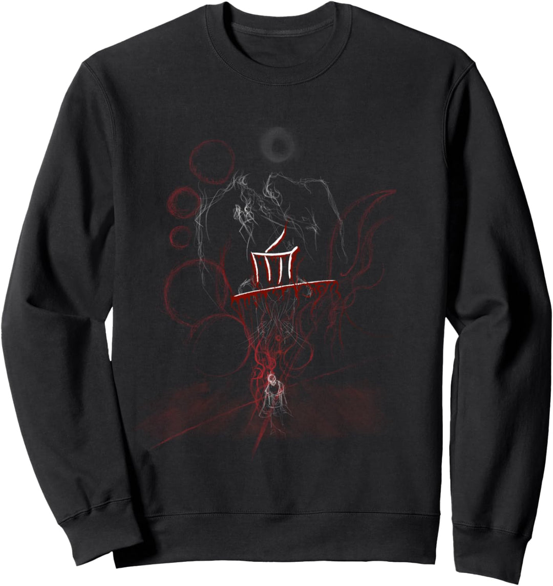 Chinese Character with abstract Artdesign Sweatshirt