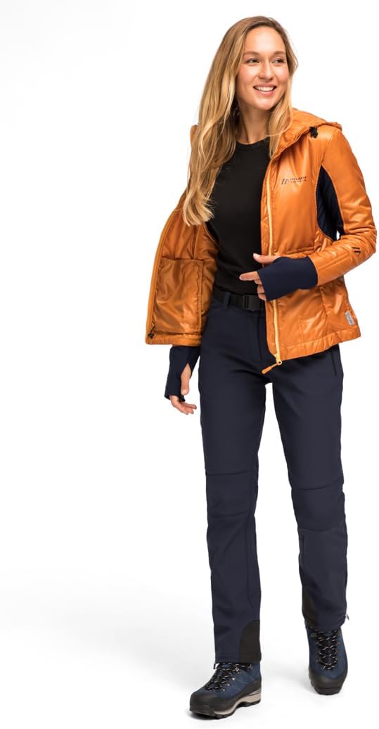 Maier Sports Tech Pants W, Warme Damen Wanderhose, Wasserabweisende Softshell-Outdoorhose für Trekki