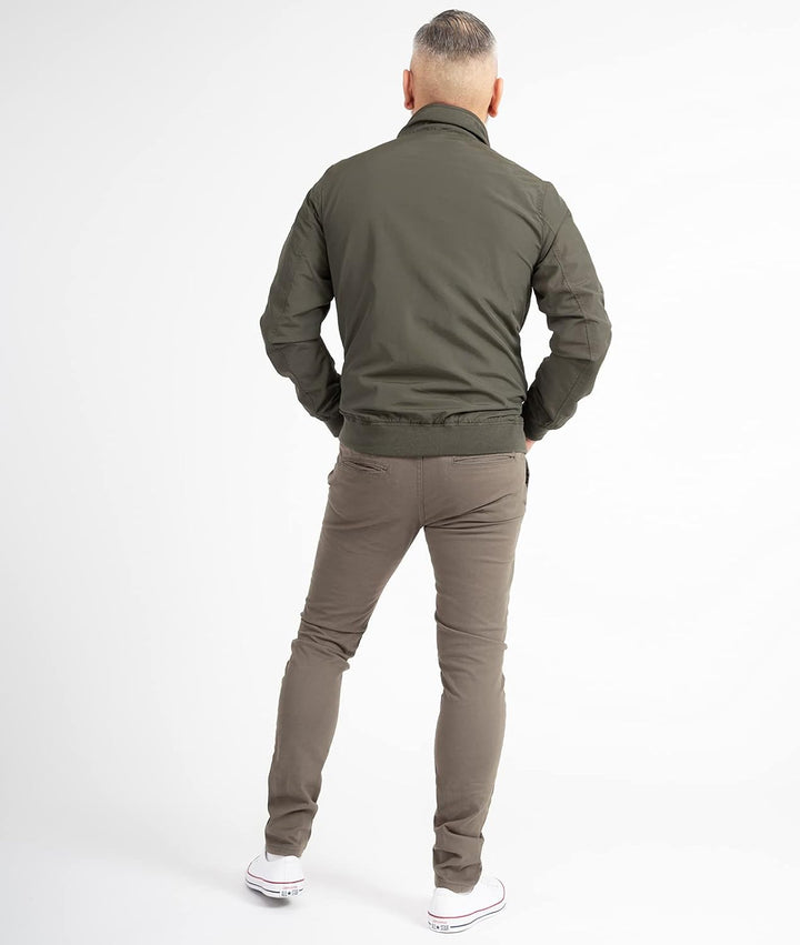 Indumentum Chino Hose Basic Slim Fit IS-305 38W / 30L Dunkelgrün, 38W / 30L Dunkelgrün