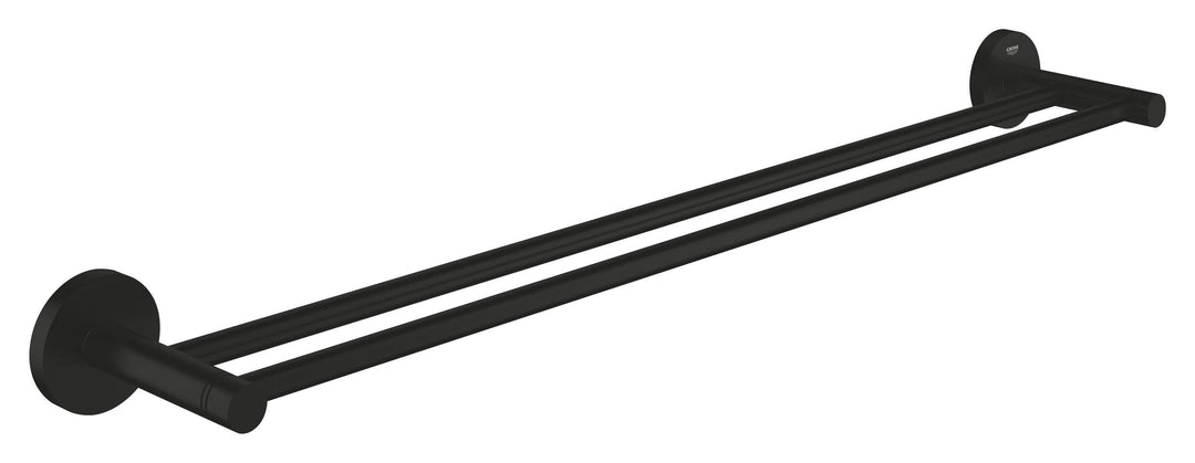 GROHE Start, Doppel-Handtuchhalter (für 2 grosse Handtücher, 65cm breit, Bohrabstand 60cm, inkl. Düb