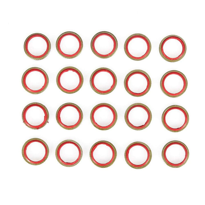 240pcs Dichtring Kupfer Unterlegscheiben gummidichtung Ölring Ablassschraube Dichtung Kombination Bo