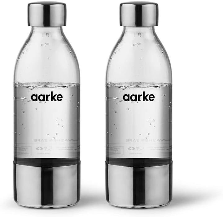 aarke AASPB1 Steel Pet Wasserflaschen, Edelstahl, 2er Pack 2er-Pack 450ml, 2er-Pack 450ml