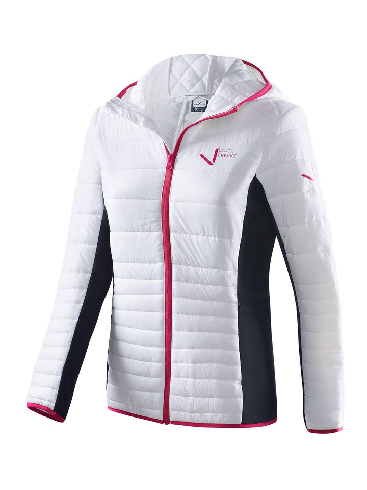 Black Crevice Hybrid-Jacke Damen I Damen-Funktionsjacke I Damen-Jacken mit 2 Reissverschlusstaschen