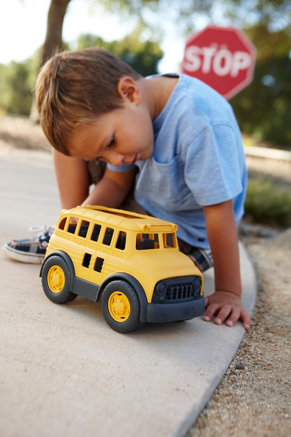 Green Toys SCHY-1009 Spielzeugauto, Yellow