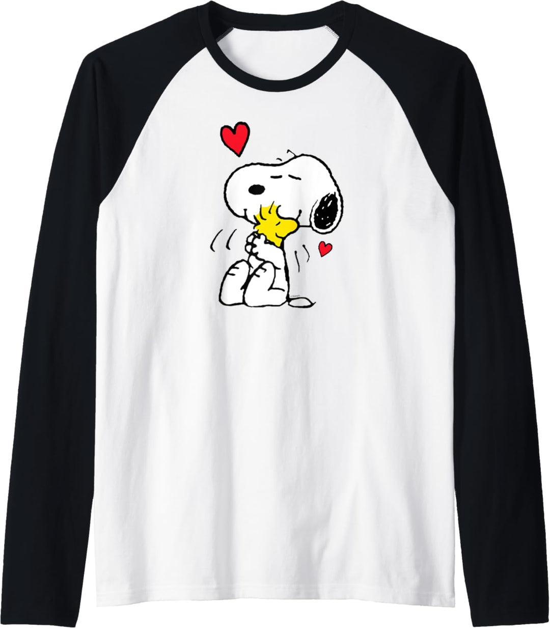 Peanuts Valentine Snoopy und Woodstock Lots of Love Raglan