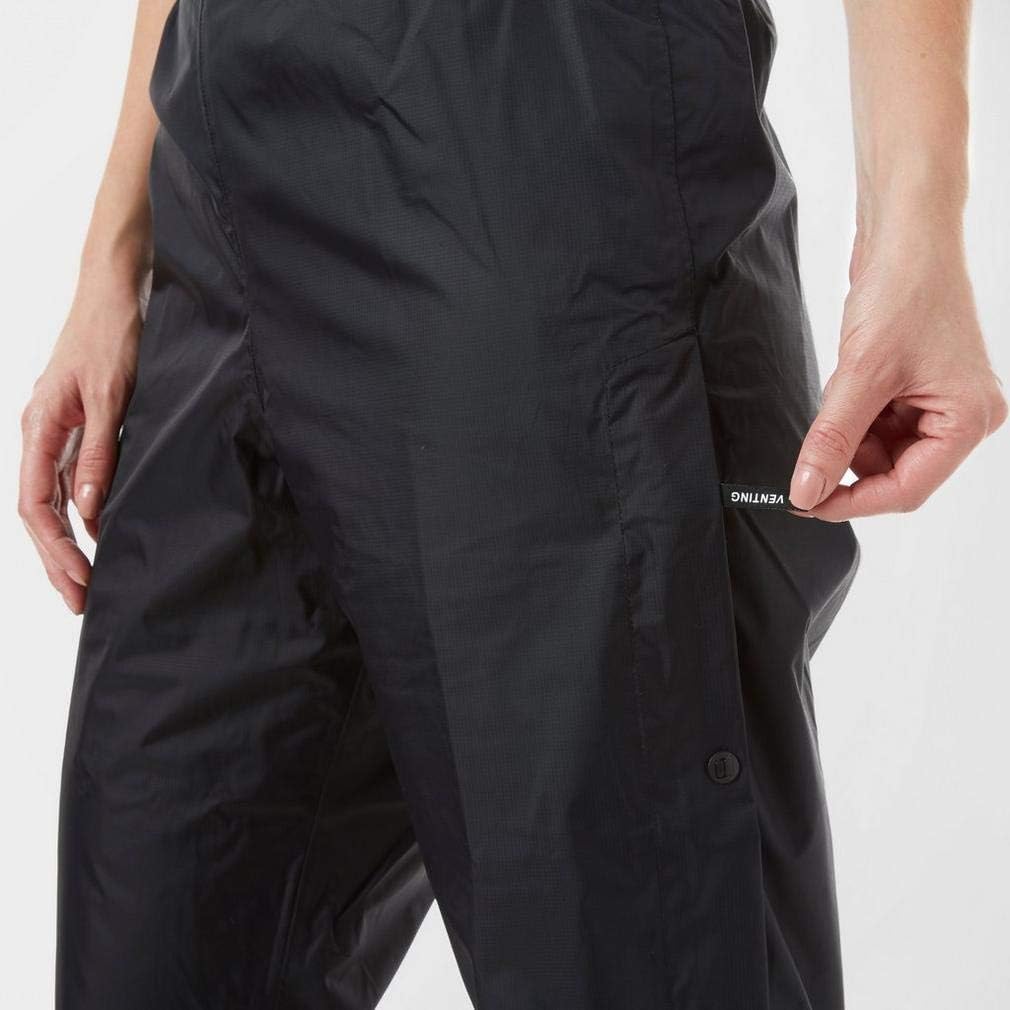 berghaus Damen Deluge Wasserdicht Überhose, Langlebige, Bequeme Regenhose 3X-Large Long Schwarz, 3X-