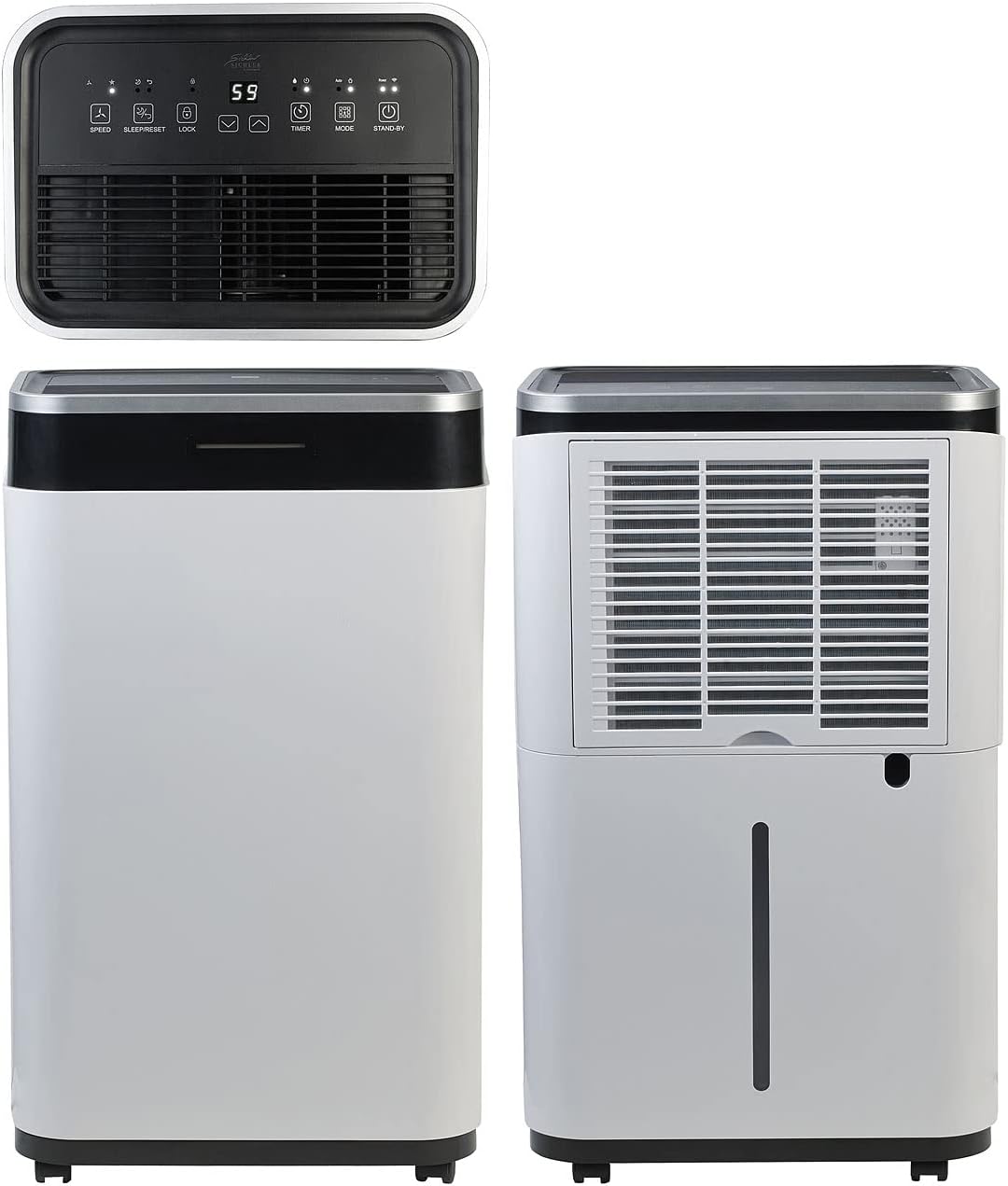 Sichler Haushaltsgeräte Entfeuchter: Smarter WLAN-Luftentfeuchter mit Timer und App, 25 Liter/Tag (L