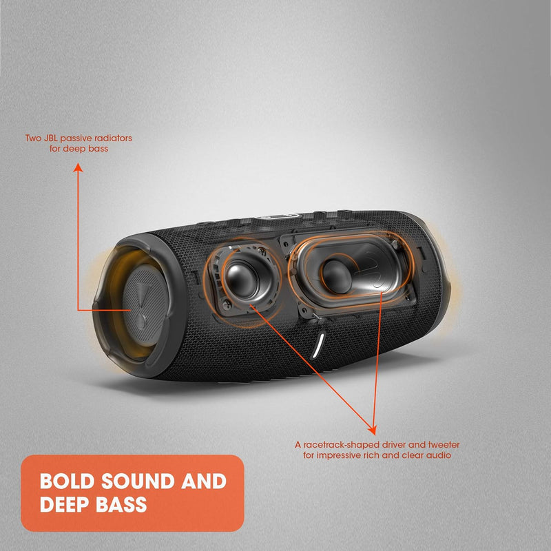 JBL Charge 5 Bluetooth-Lautsprecher in Türkis – Wasserfeste, portable Boombox mit integrierter Power