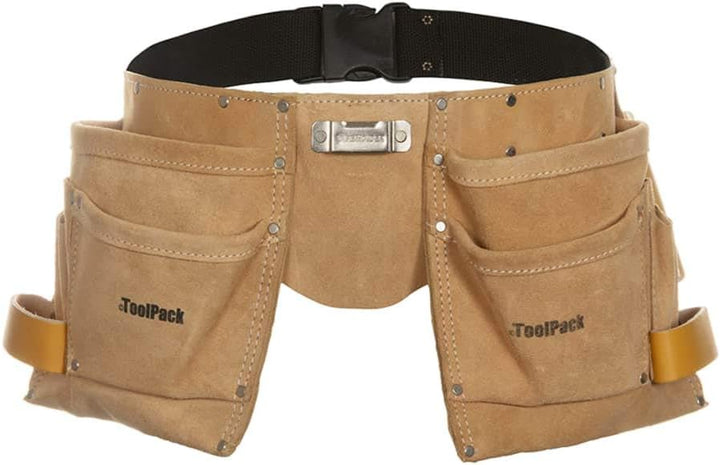 Qpack 366.004 Werkzeuggürtel - Double tool belt, Heavy Duty 23 x 10 x 23 cm