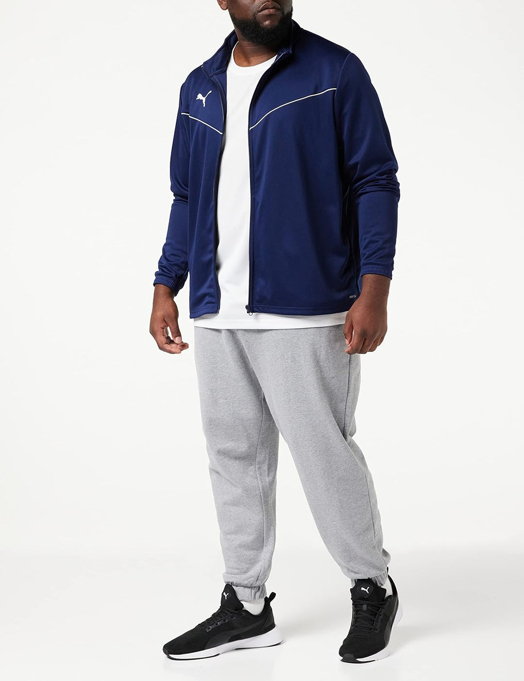 PUMA Teamrise Training Poly Jacket Jr Sweatshirt XXL Dunkelblau, XXL Dunkelblau
