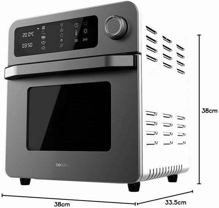 Cecotec Backofen-Fritteuse Bake&Fry 1500 Touch. 15 Liter, 1700 W, Gesündere Ergebnisse, Touchscreen,