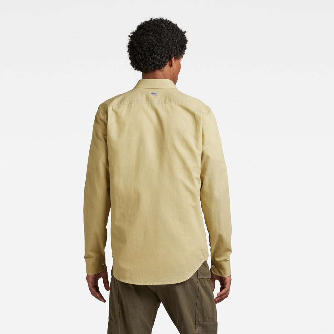 G-Star RAW Herren Marine Slim Ls Shirts XL Grün (Leek Green D20165-d187-d613), XL Gr&#xFC;n (Leek Gr