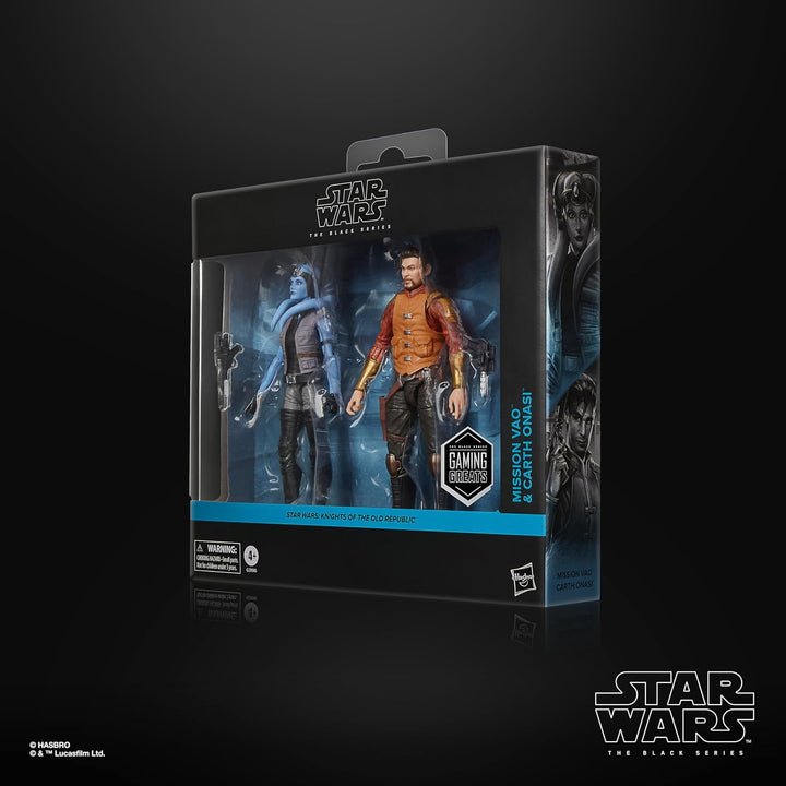 Star Wars The Black Series Mission Vao &amp; Carth Onasi, Knights of the Old Republic Premium Action-Fig