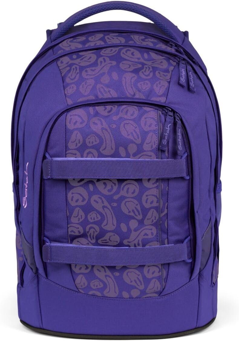 satch Pack Schulrucksack Set 2.tlg inkl. Schlamperbox Bright Faces, Bright Faces