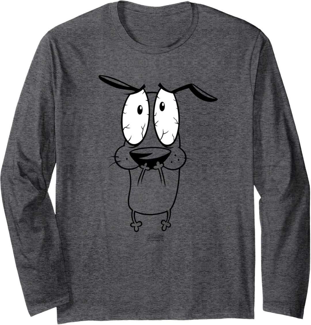 Courage the Cowardly Dog Scared Langarmshirt