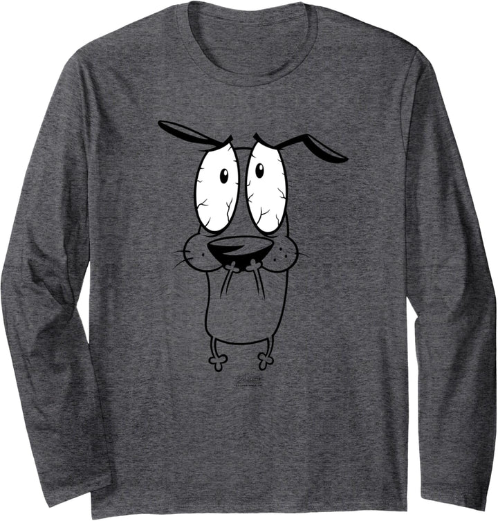 Courage the Cowardly Dog Scared Langarmshirt