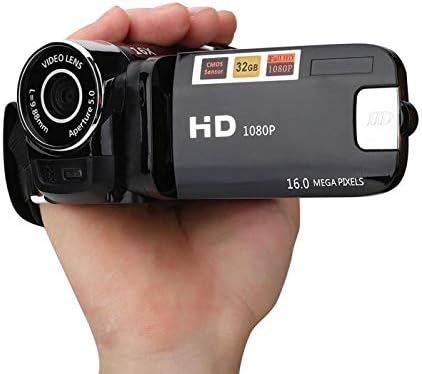 Entatial 4X Digitale Camcorder-Videokamera 720P Full HD 270 ° Drehung Weitwinkel 2.4inch Bildschirm