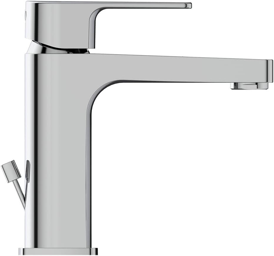 Ideal Standard BC721AA Cerafin D Waschtischarmatur, Chrome, Basin Mixer with Waste, Basin Mixer with