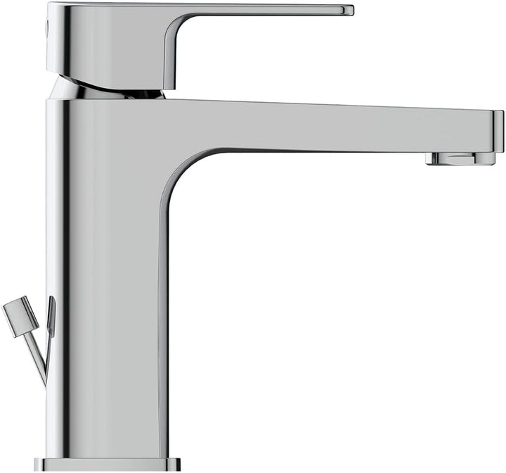 Ideal Standard BC721AA Cerafin D Waschtischarmatur, Chrome, Basin Mixer with Waste, Basin Mixer with