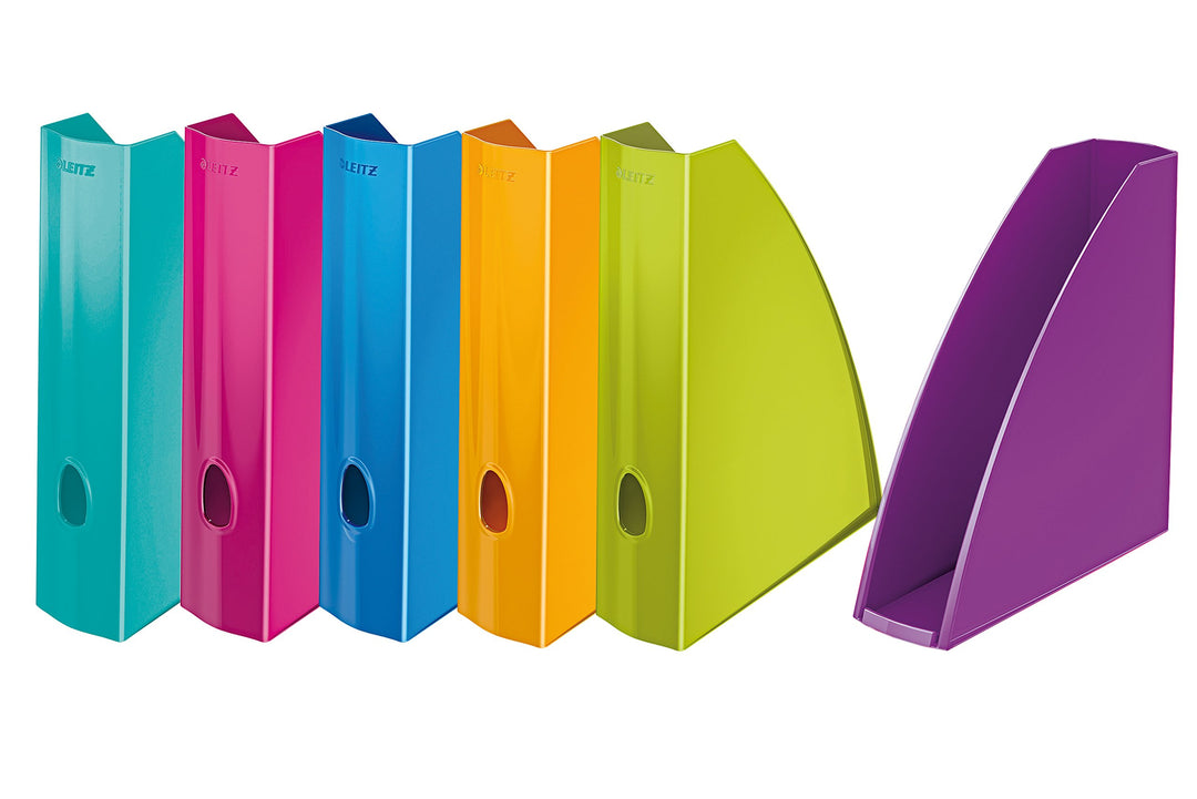 Leitz Wow Stehsammler, A4, 75 mm, farblich sortiert, 6 Stück Assorti métallisé, Assorti métallisé